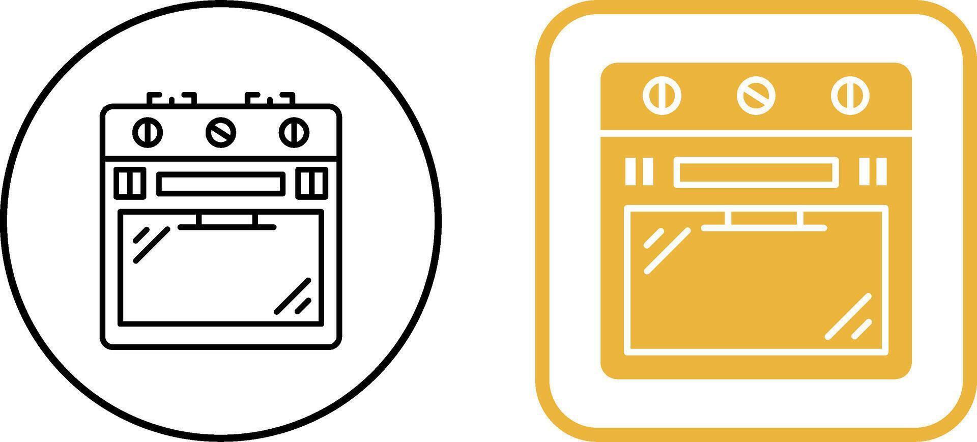 Stove Icon Design vector