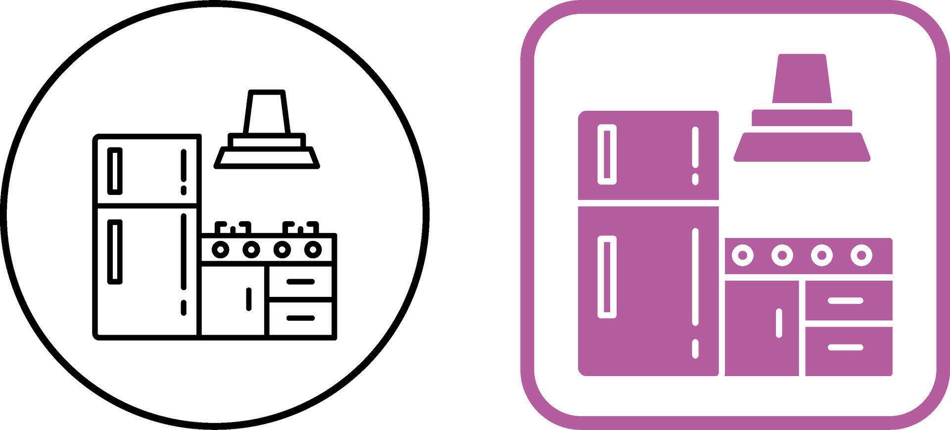 Kitchen Icon Design vector
