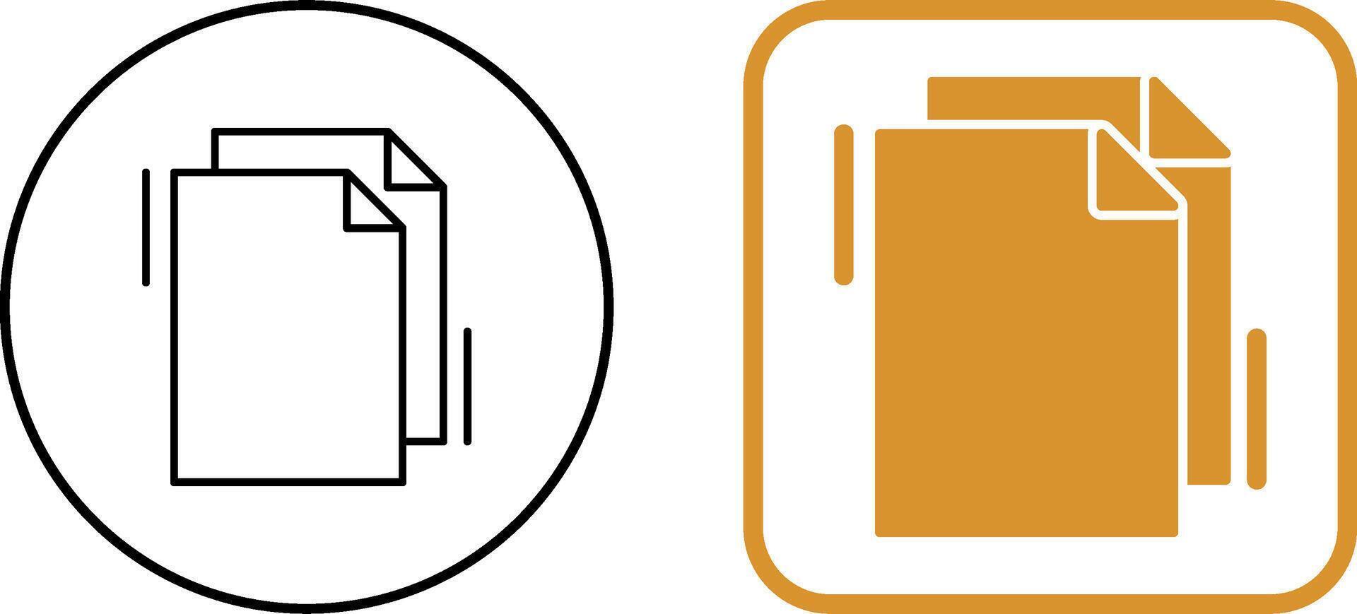 Copy Icon Design vector