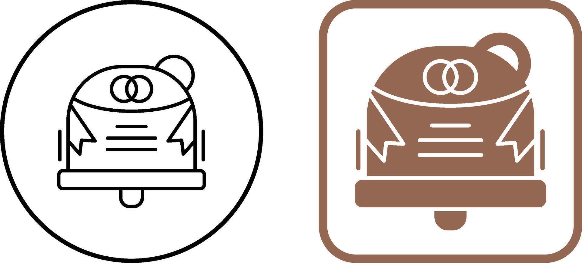 Wedding Bell Icon Design vector