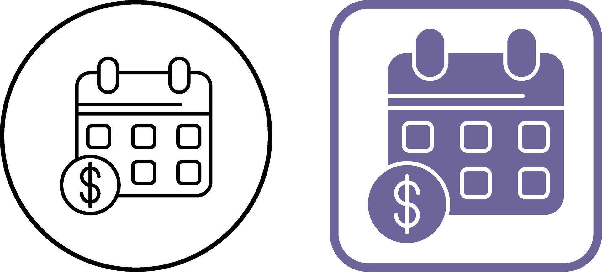 Calendar Icon Design vector