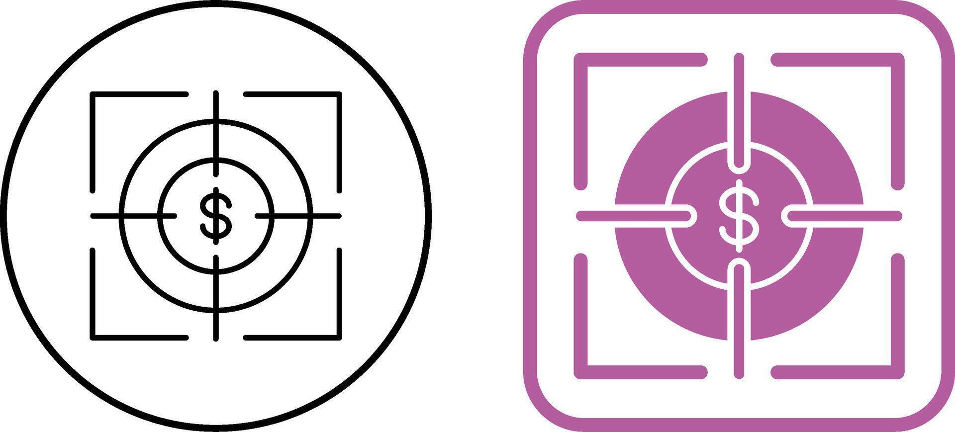 Target Icon Design vector