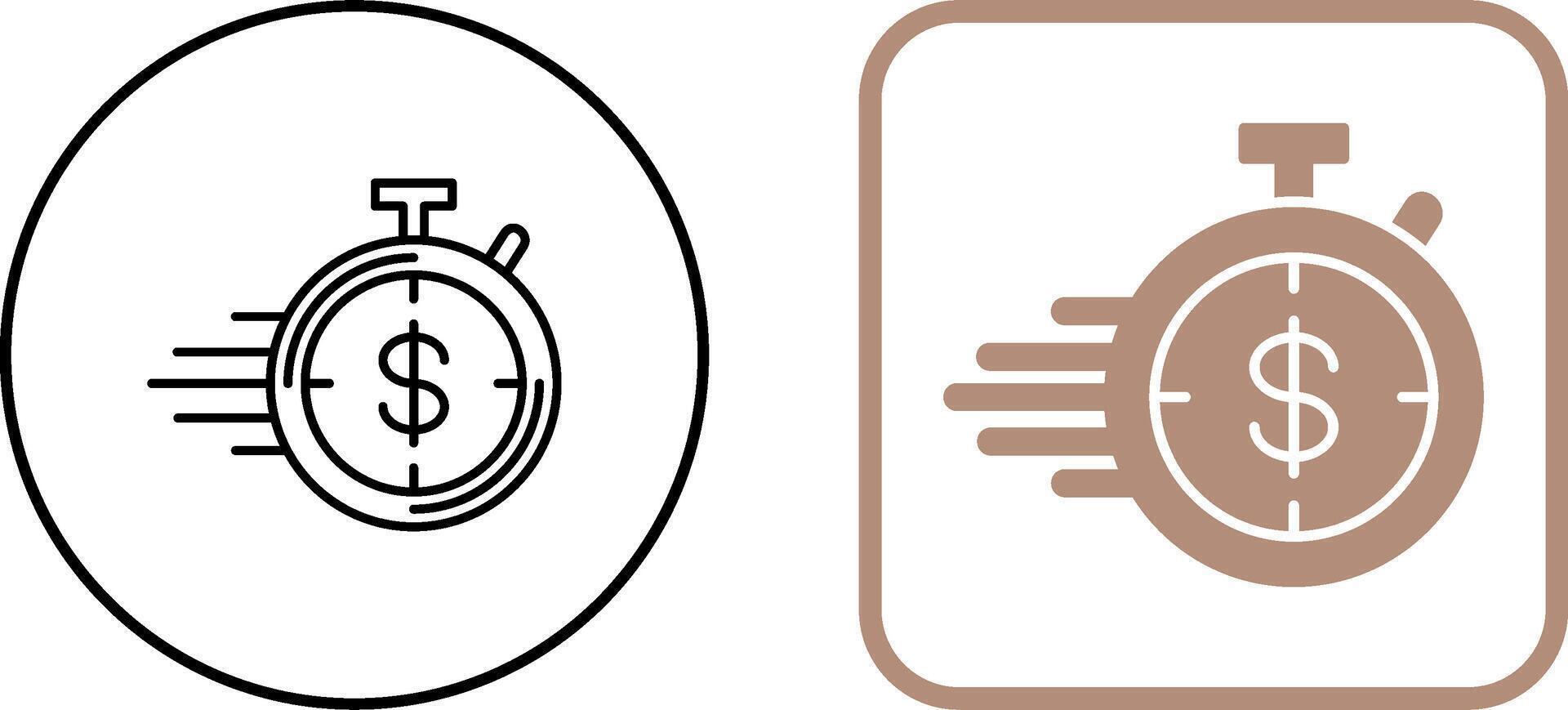 Timer Icon Design vector