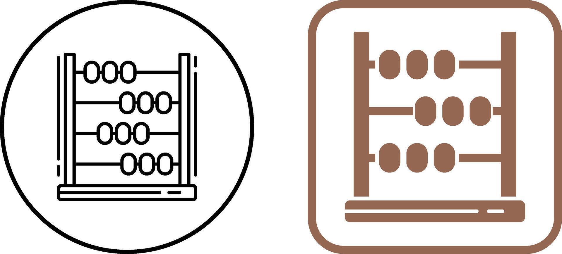Abacus Icon Design vector