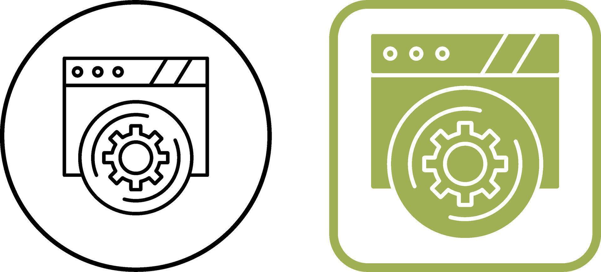 Setting Icon Design vector