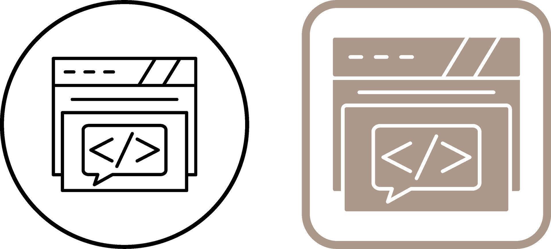 Message Icon Design vector