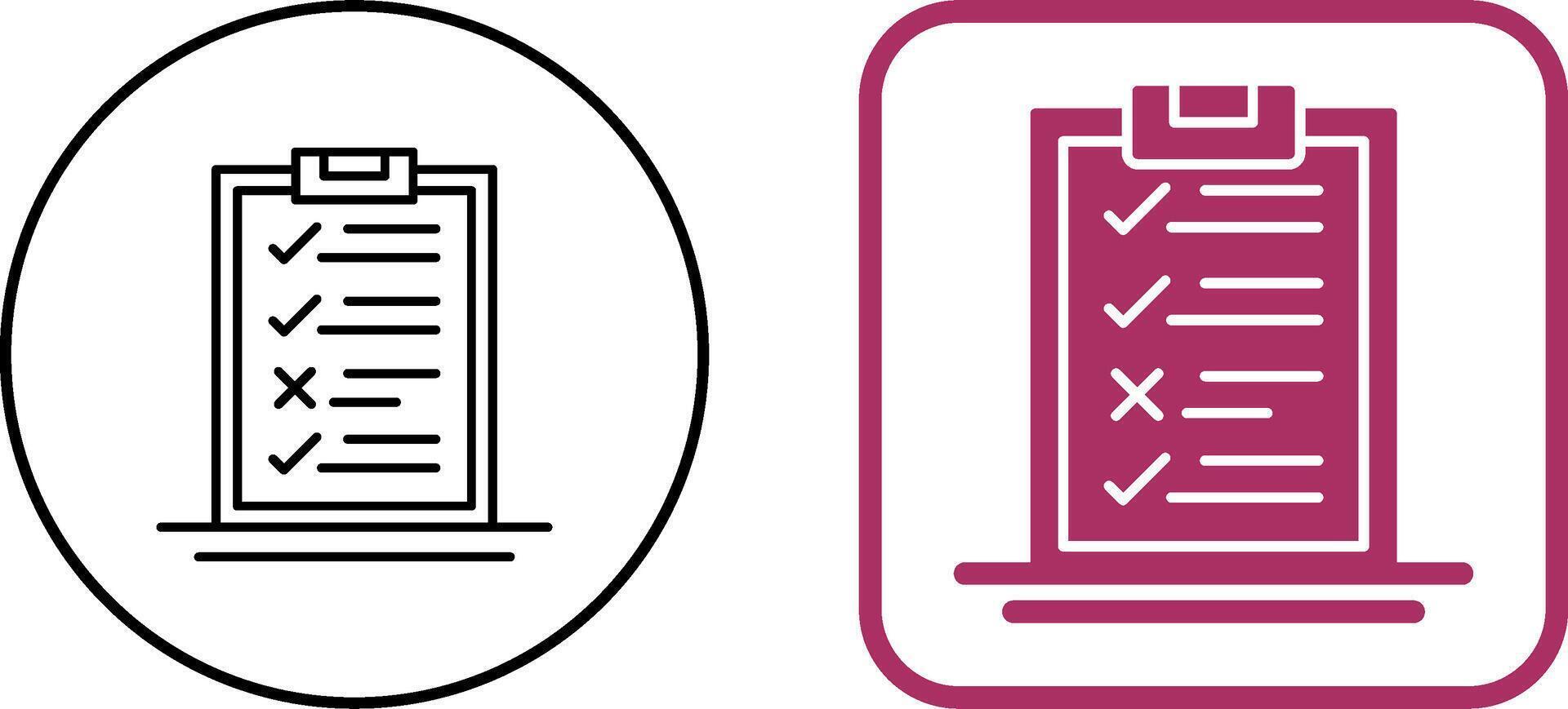 Delivery List Icon Design vector