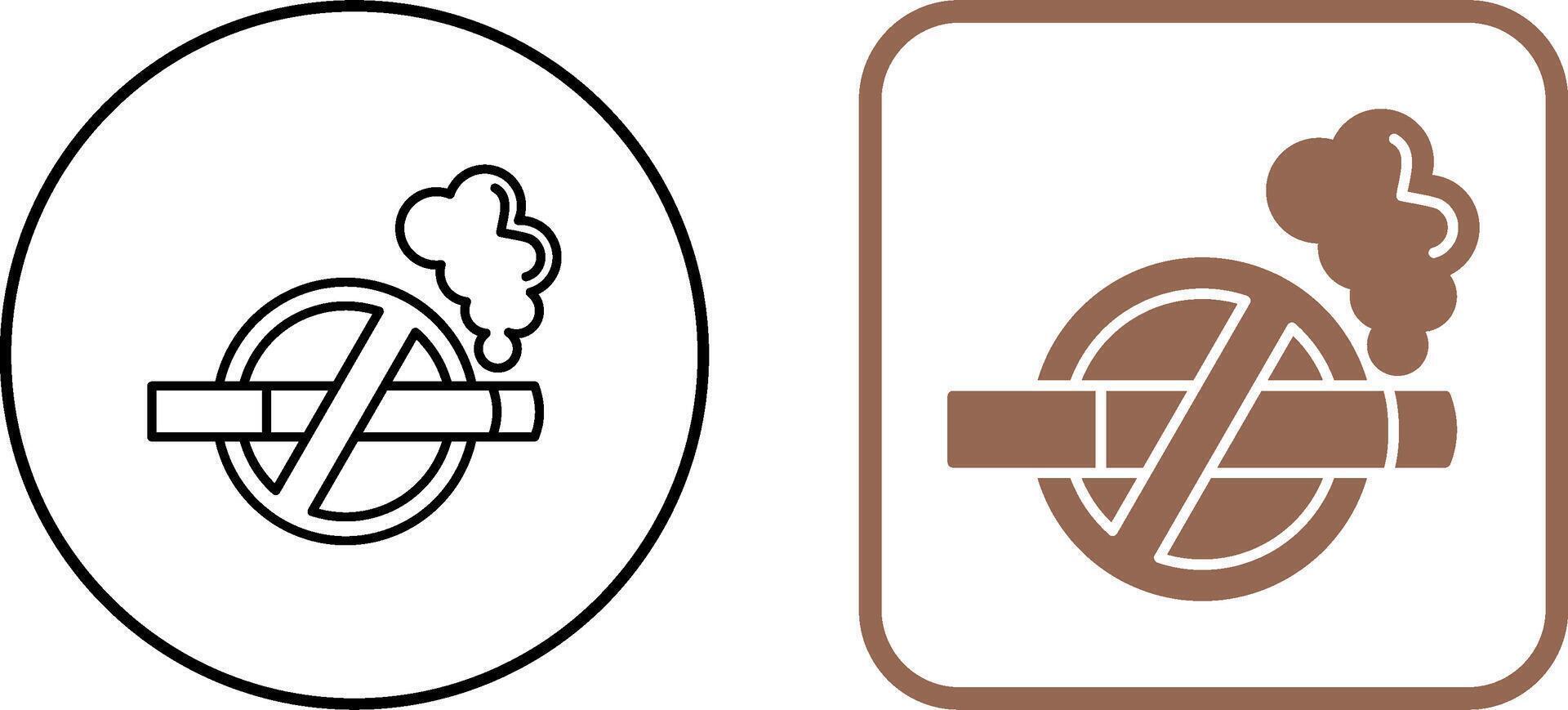 No Tobacco Icon Design vector