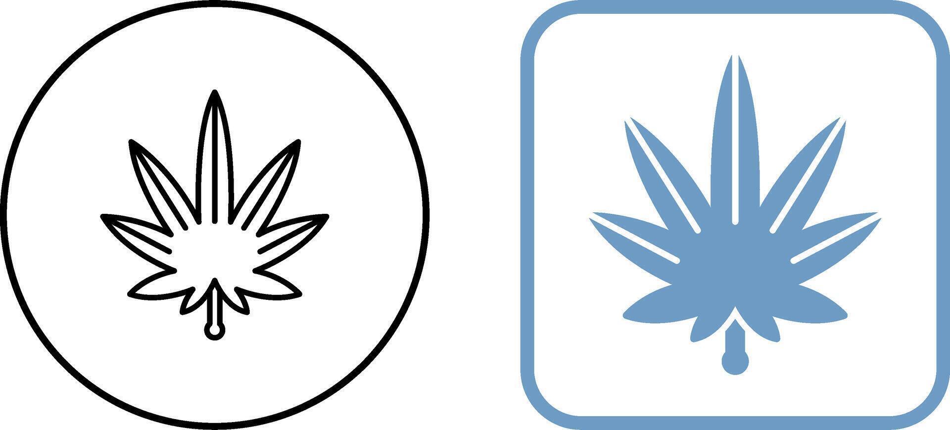 Weed Icon Design vector