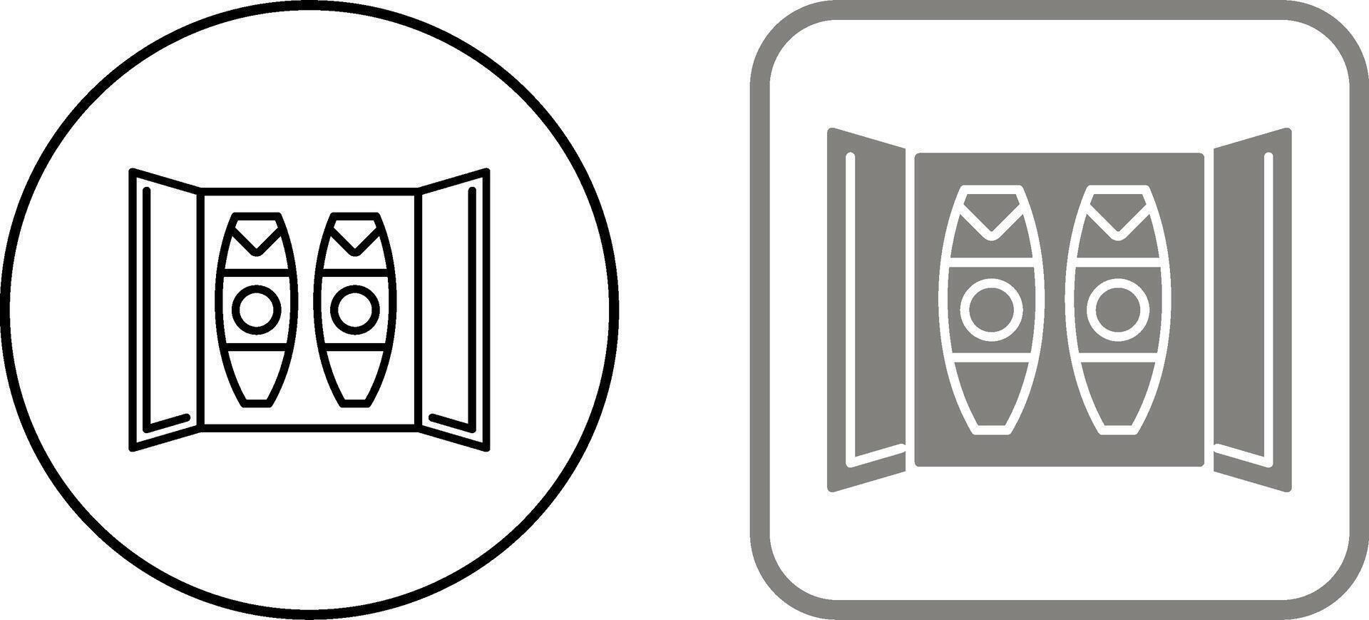 Cigar Box Icon Design vector