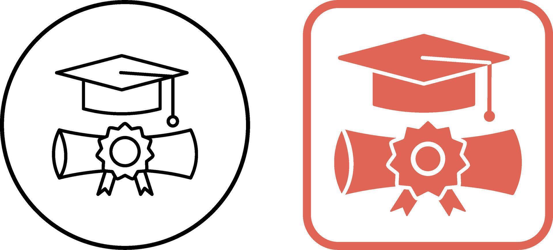 Graduation Icon Design vector