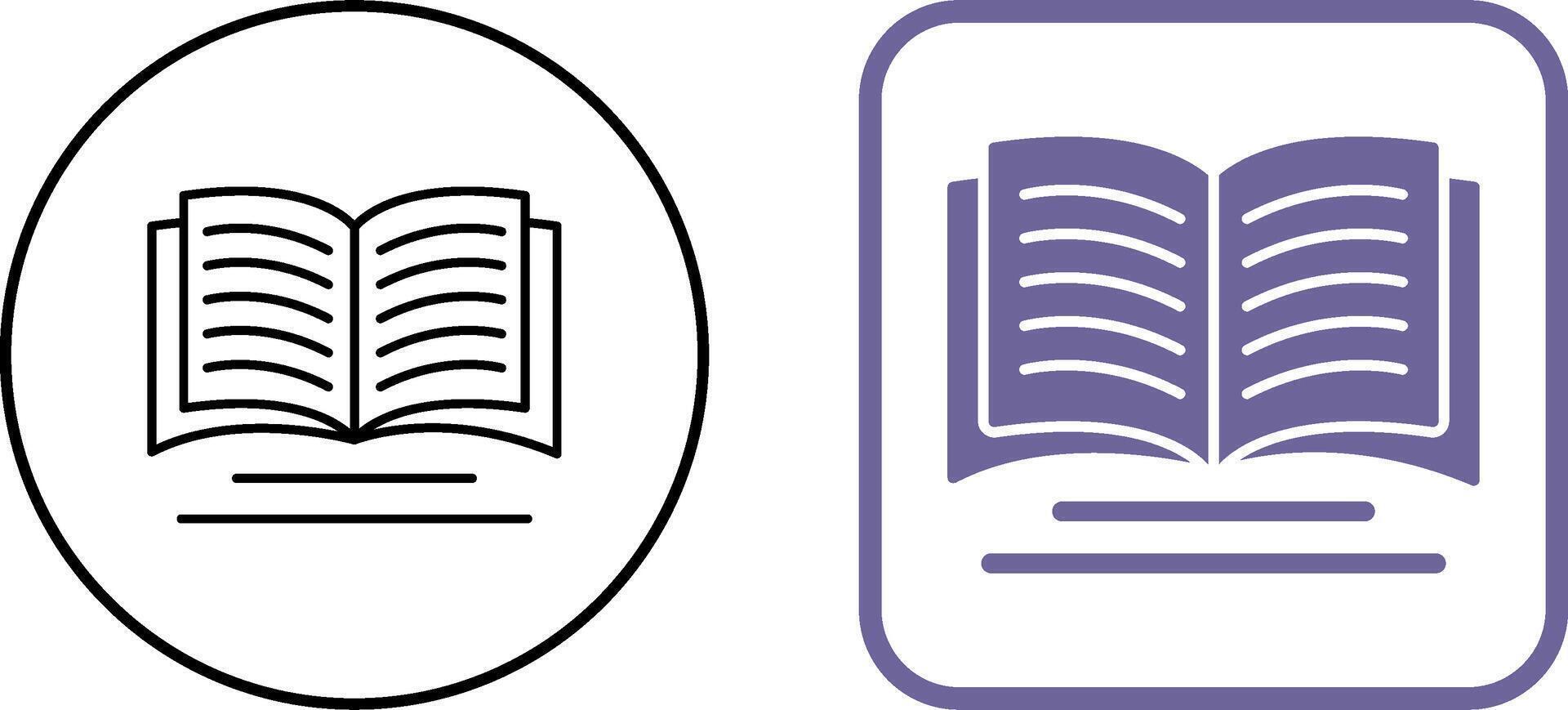 Book Icon Design vector