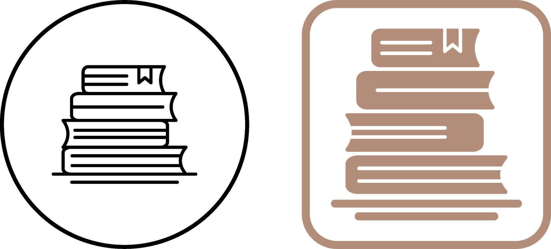Books Icon Design vector