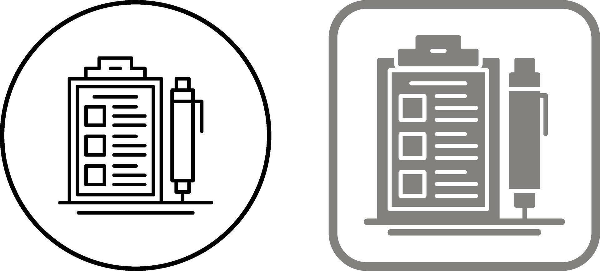 Check List Icon Design vector
