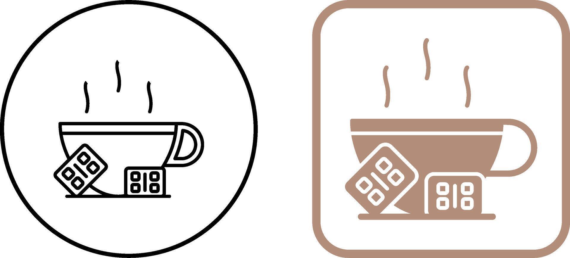 Hot Chocolate Icon Design vector