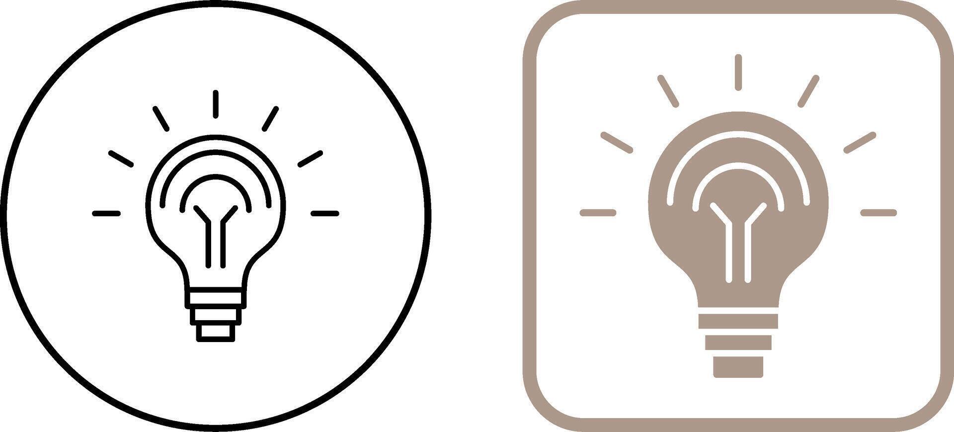 Idea Icon Design vector