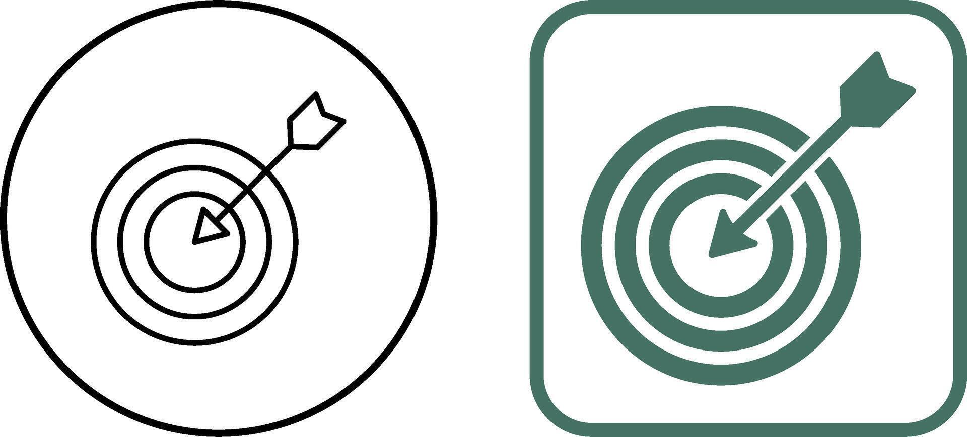Goal Icon Design vector