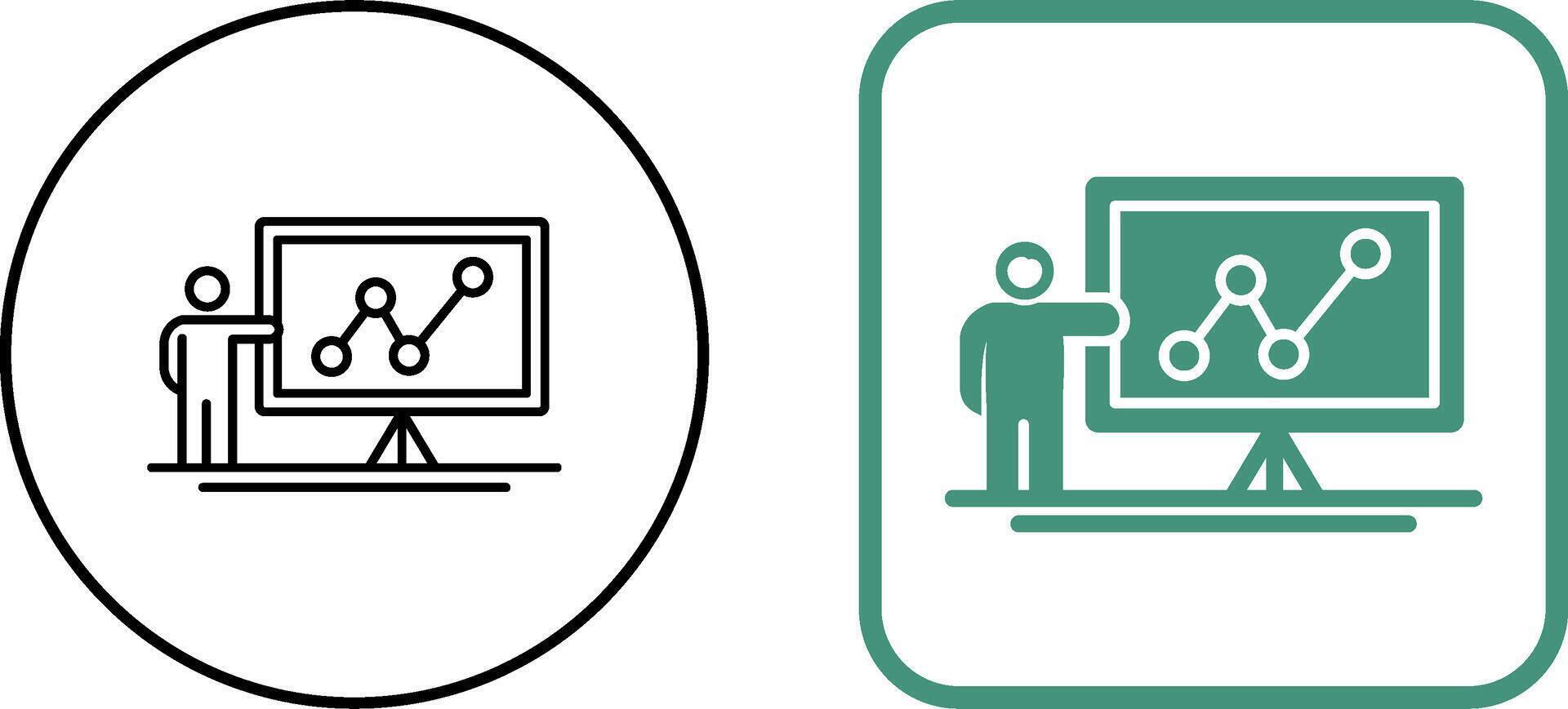 Presentation Icon Design vector