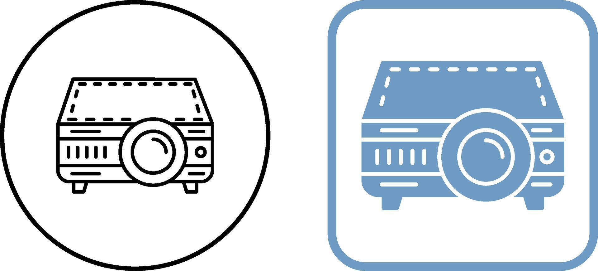 Projector Icon Design vector