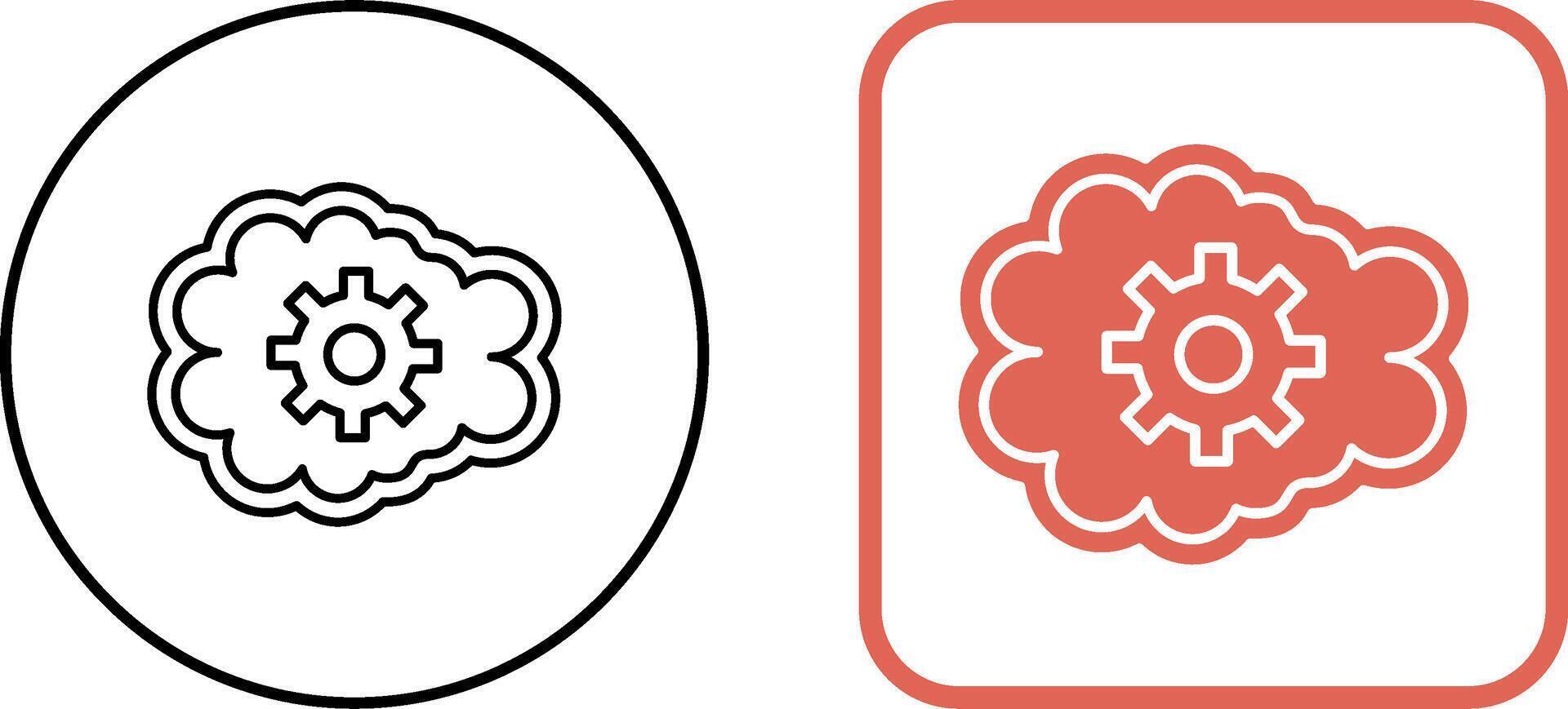 Mental Control Icon Design vector