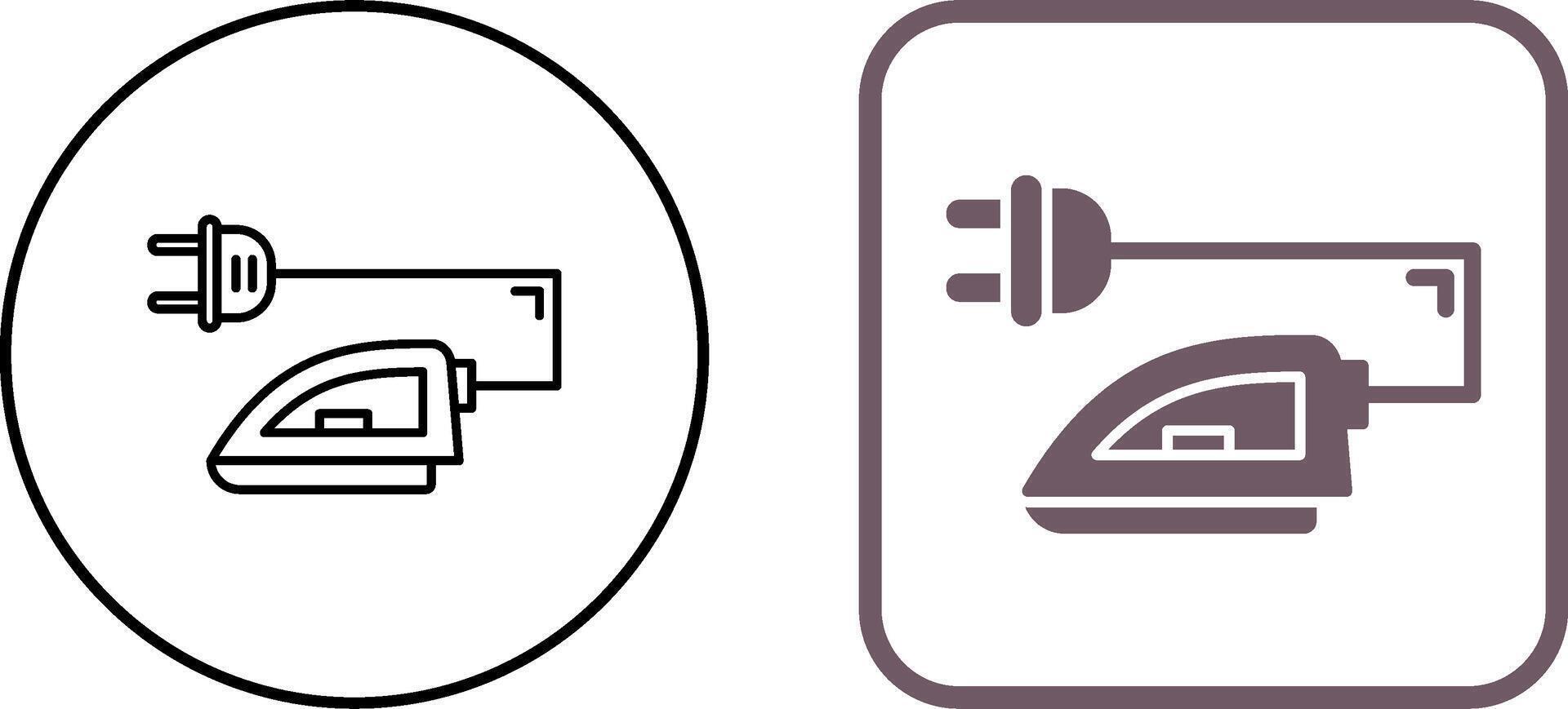 Iron Icon Design vector