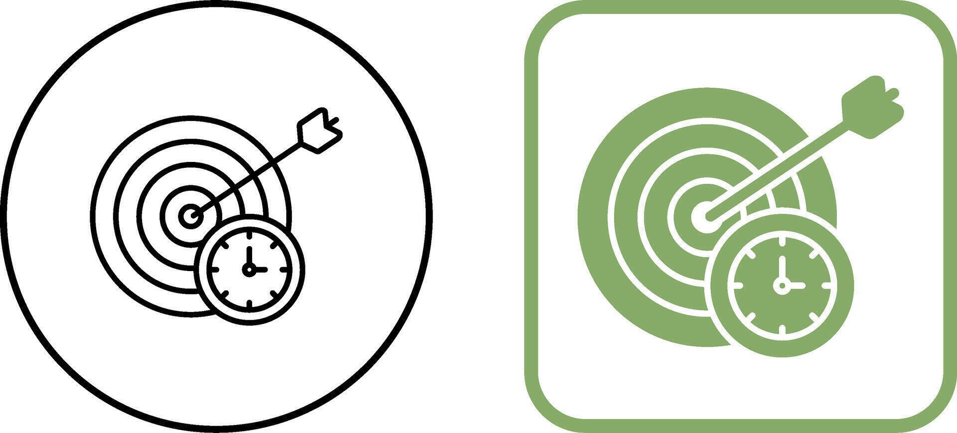 In Time Icon Design vector