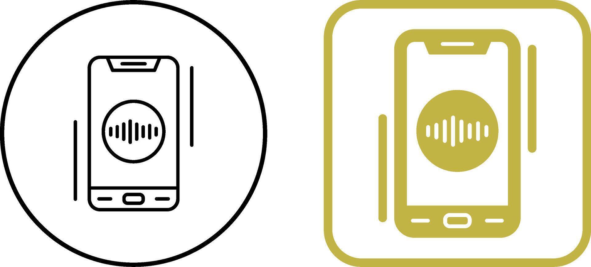 Recorder Icon Design vector