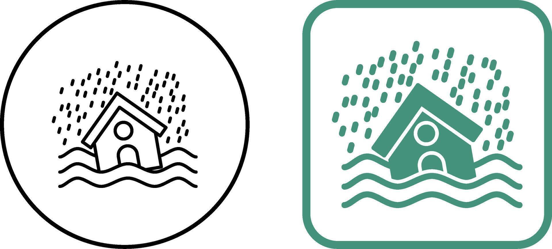 Disaster Icon Design vector