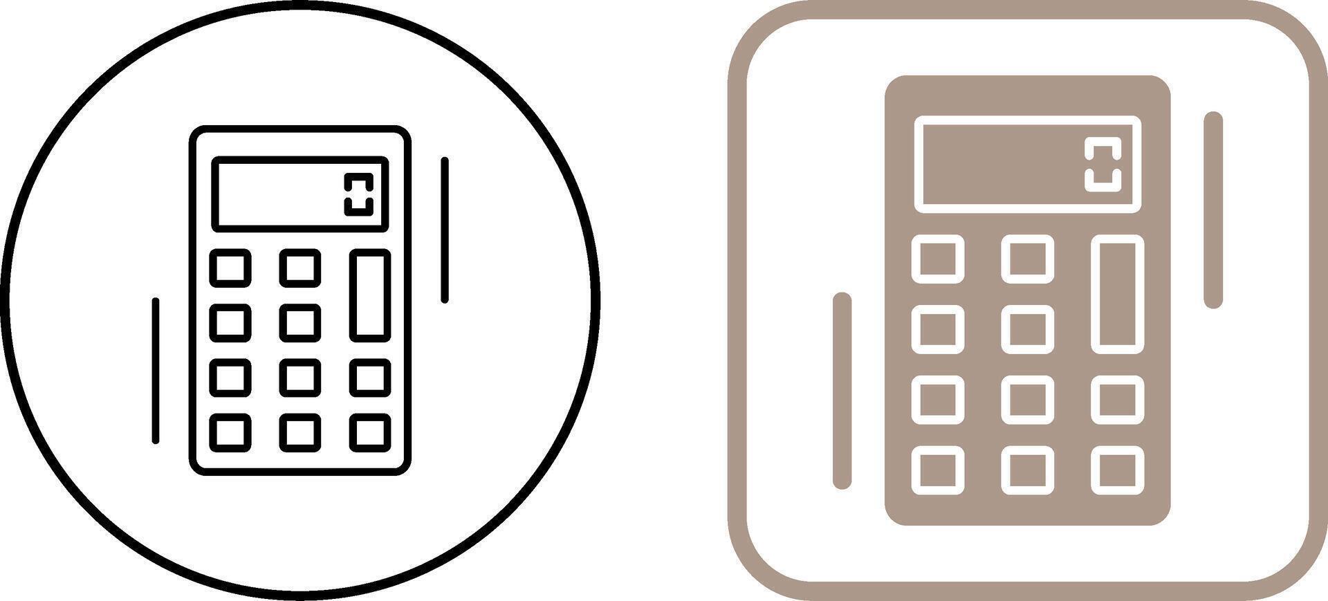 Calculator Icon Design vector