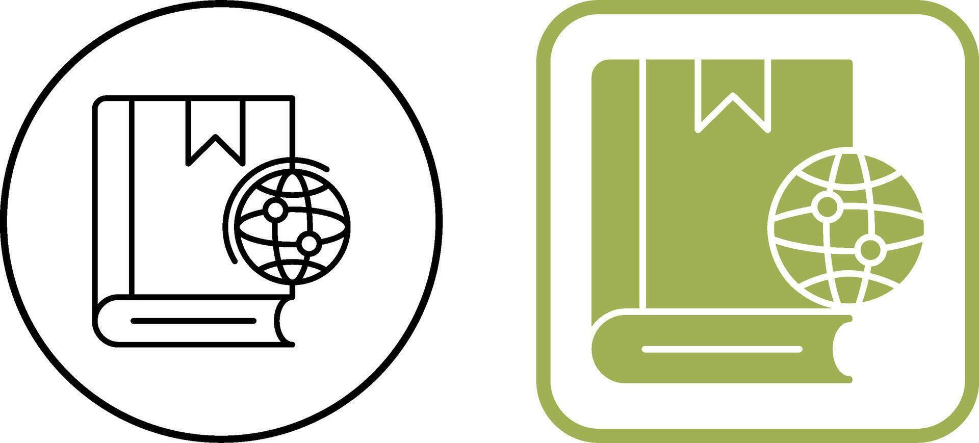 Globel Icon Design vector