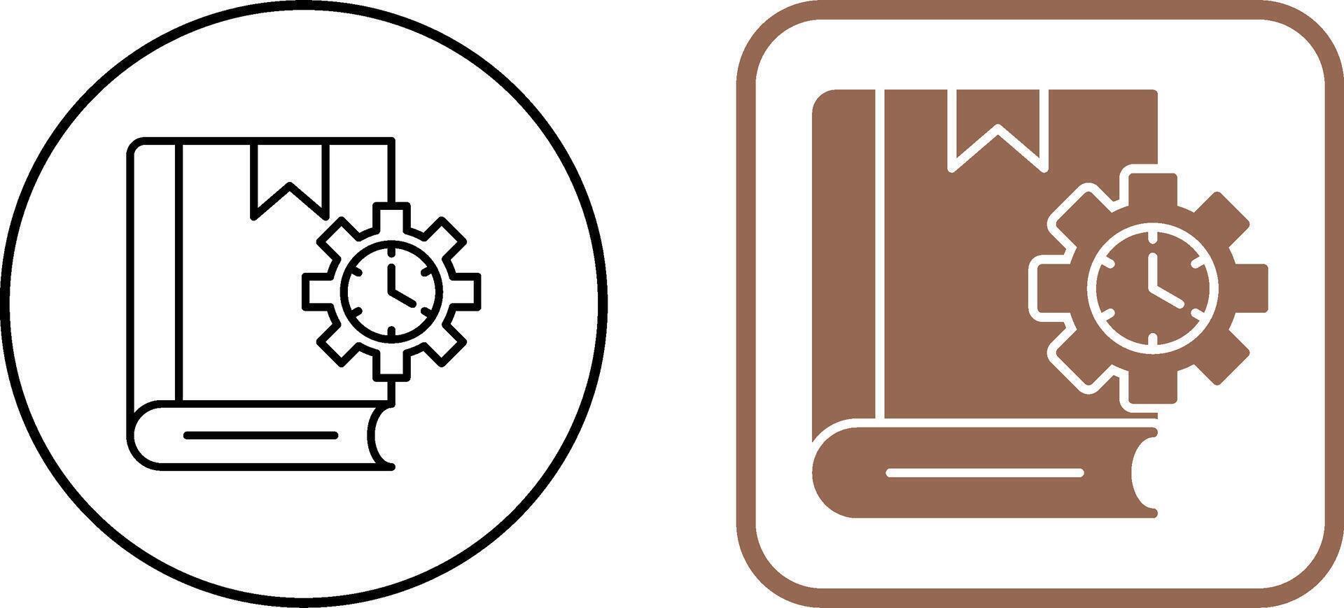 Duration Icon Design vector