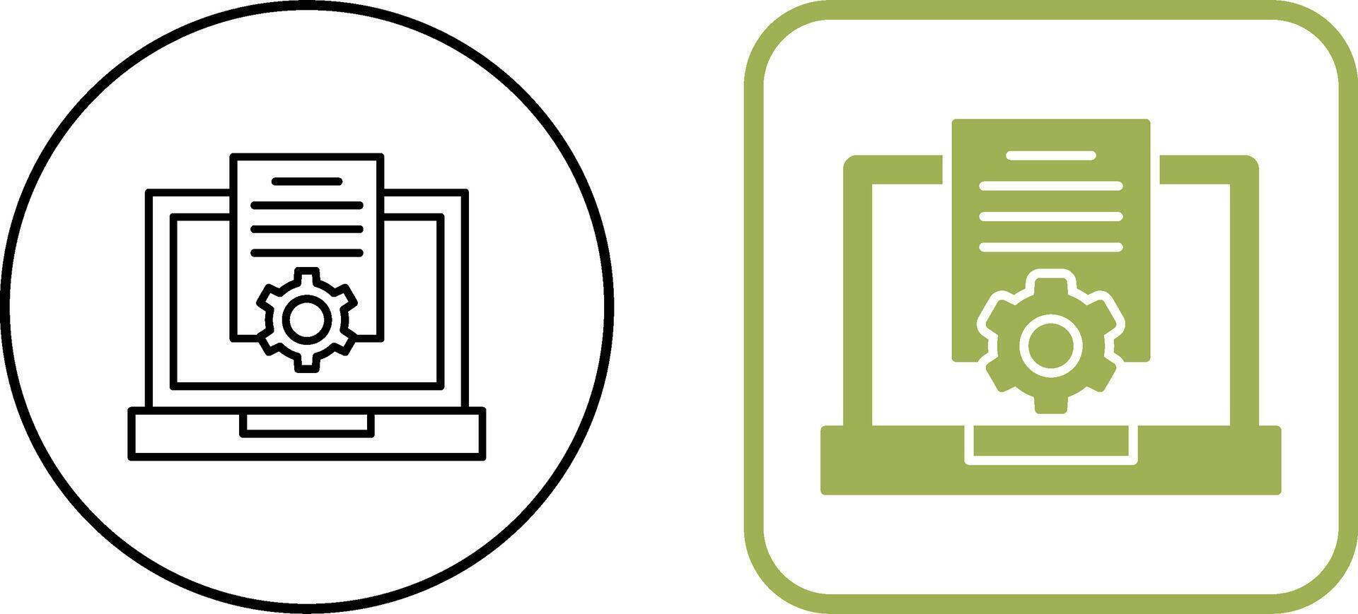 Research Icon Design vector