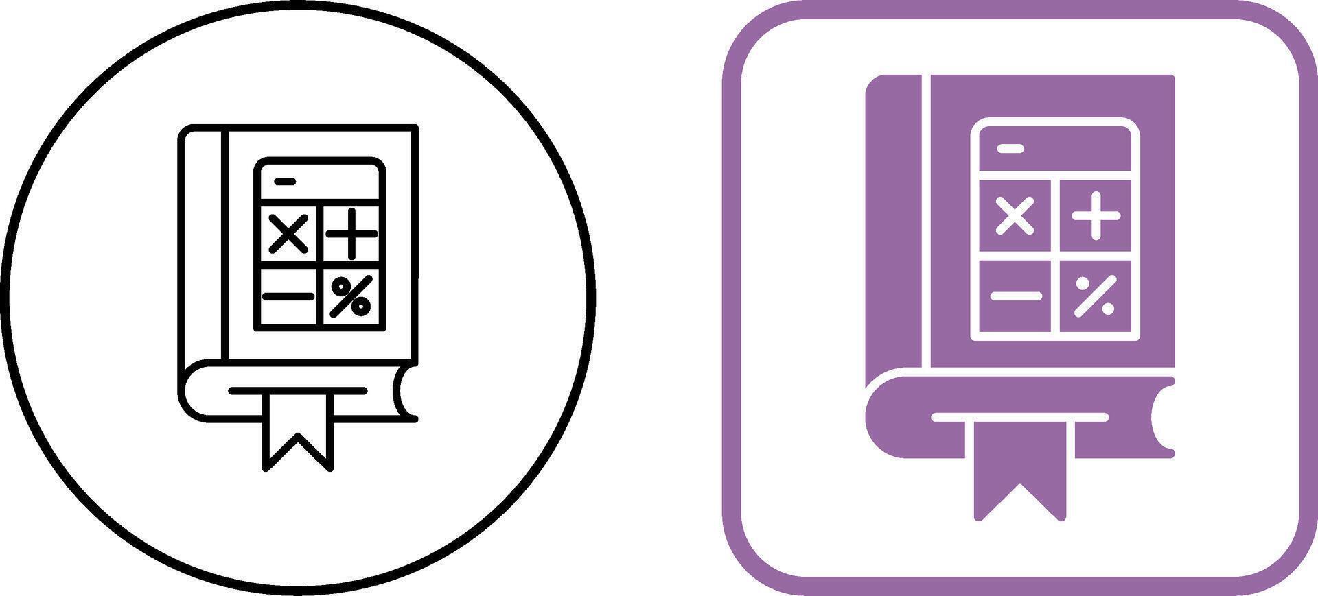 Mathematics Icon Design vector