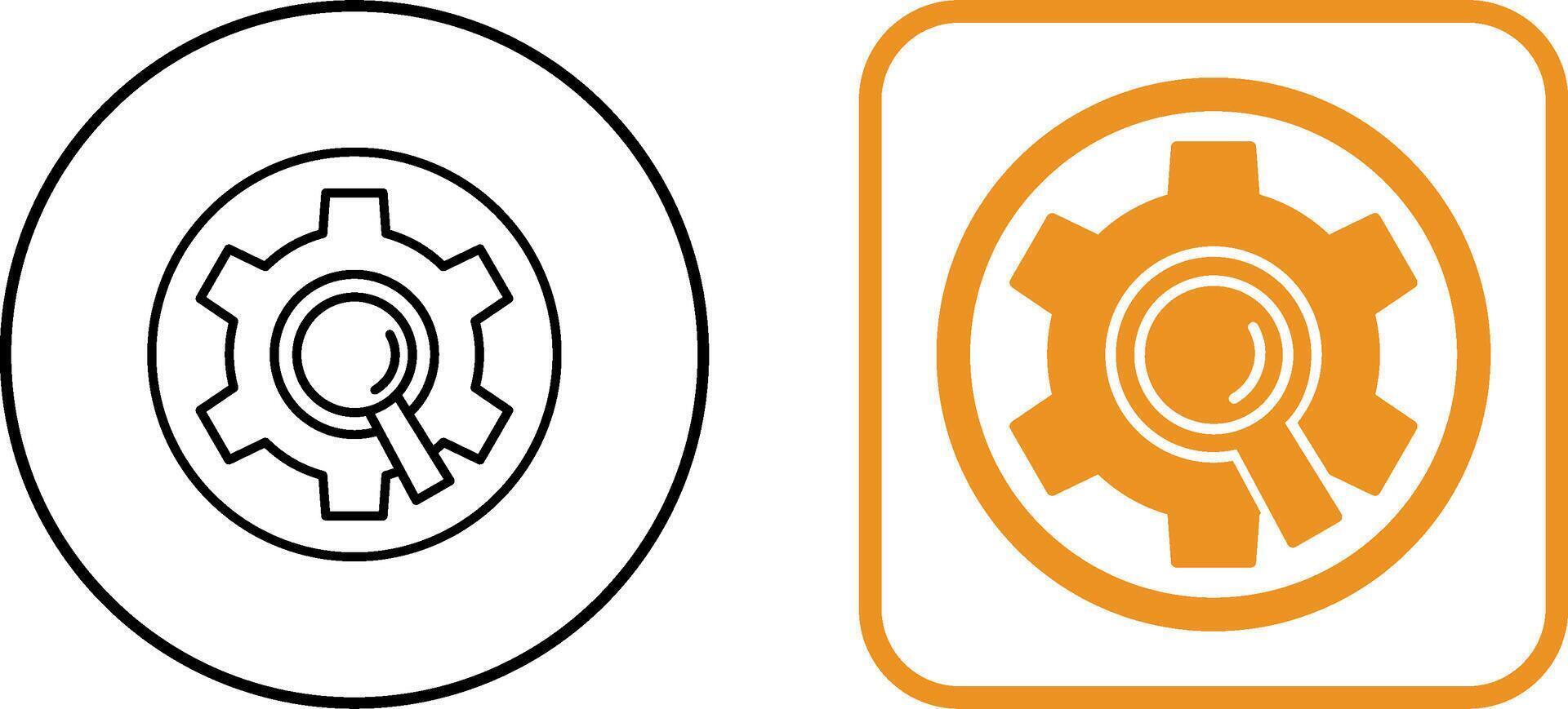 Research Icon Design vector