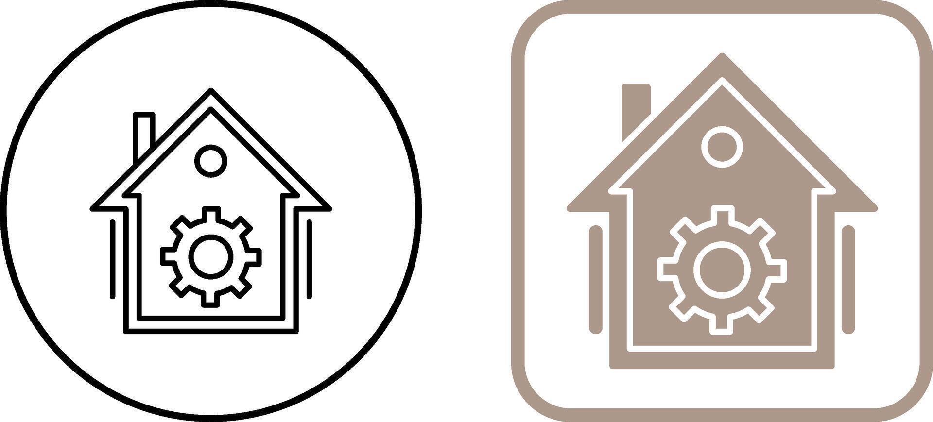 Home Automation Icon Design vector
