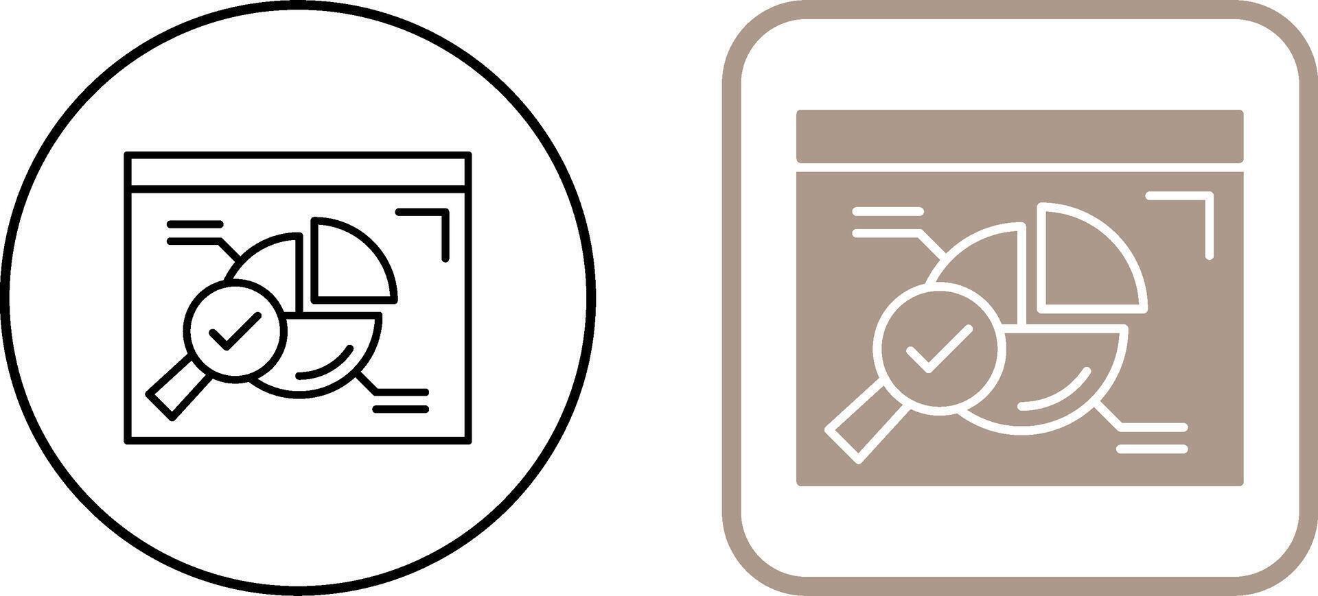Research Icon Design vector
