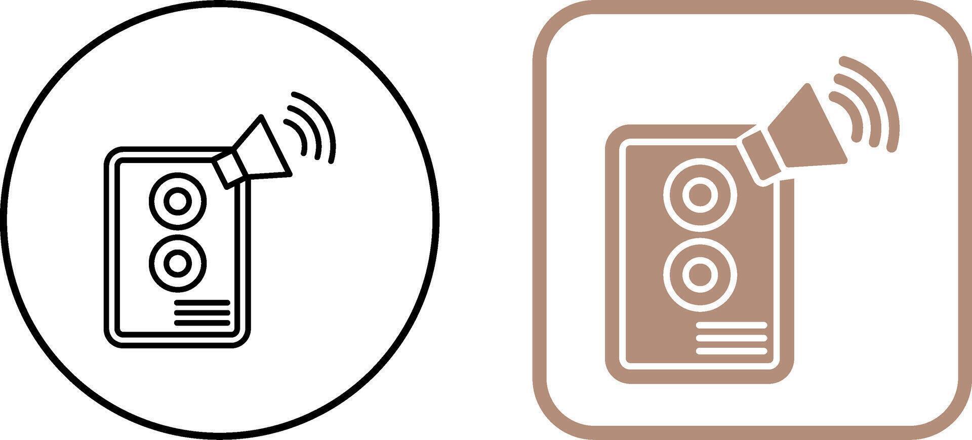 Speaker Icon Design vector