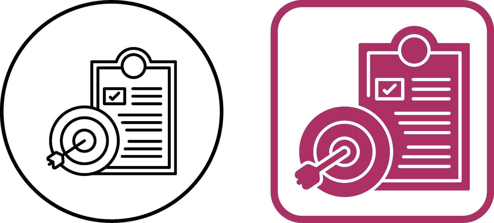 Goals Icon Design vector