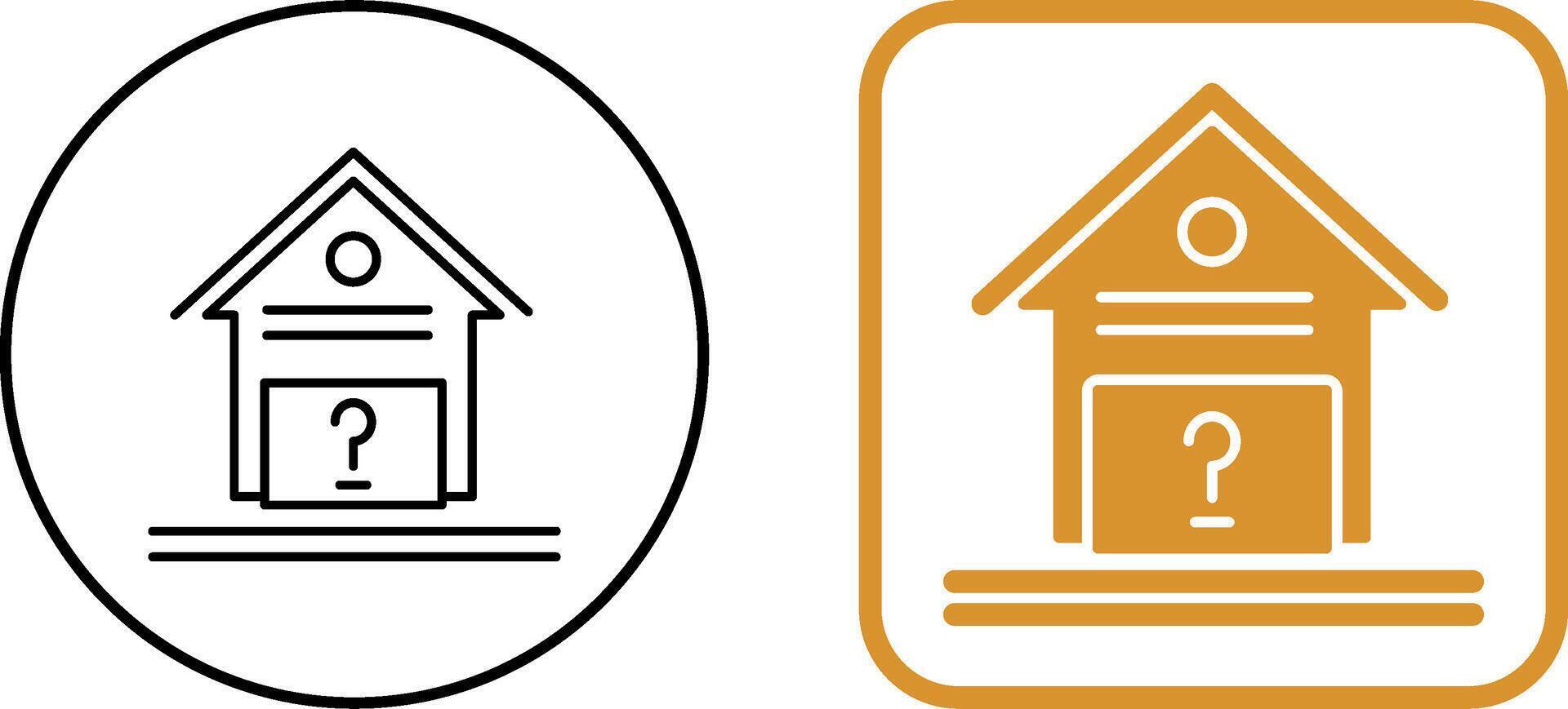 Unknown Icon Design vector