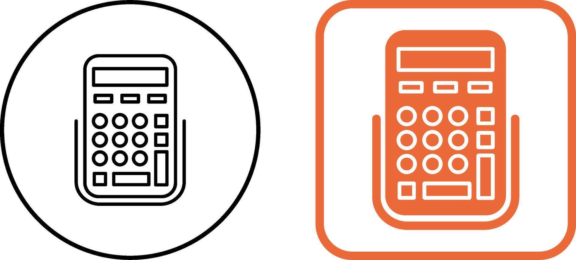 Calculator Icon Design vector