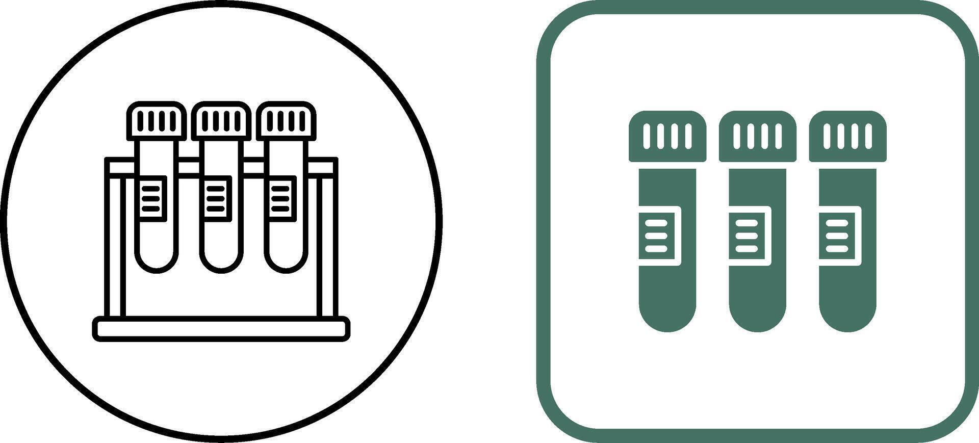 Test Tube Icon Design vector