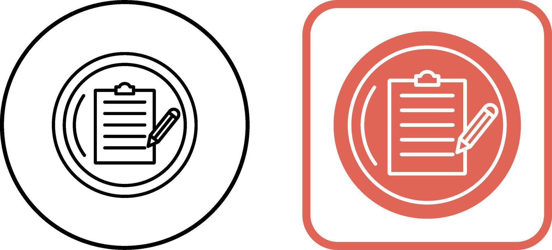Contract Icon Design vector