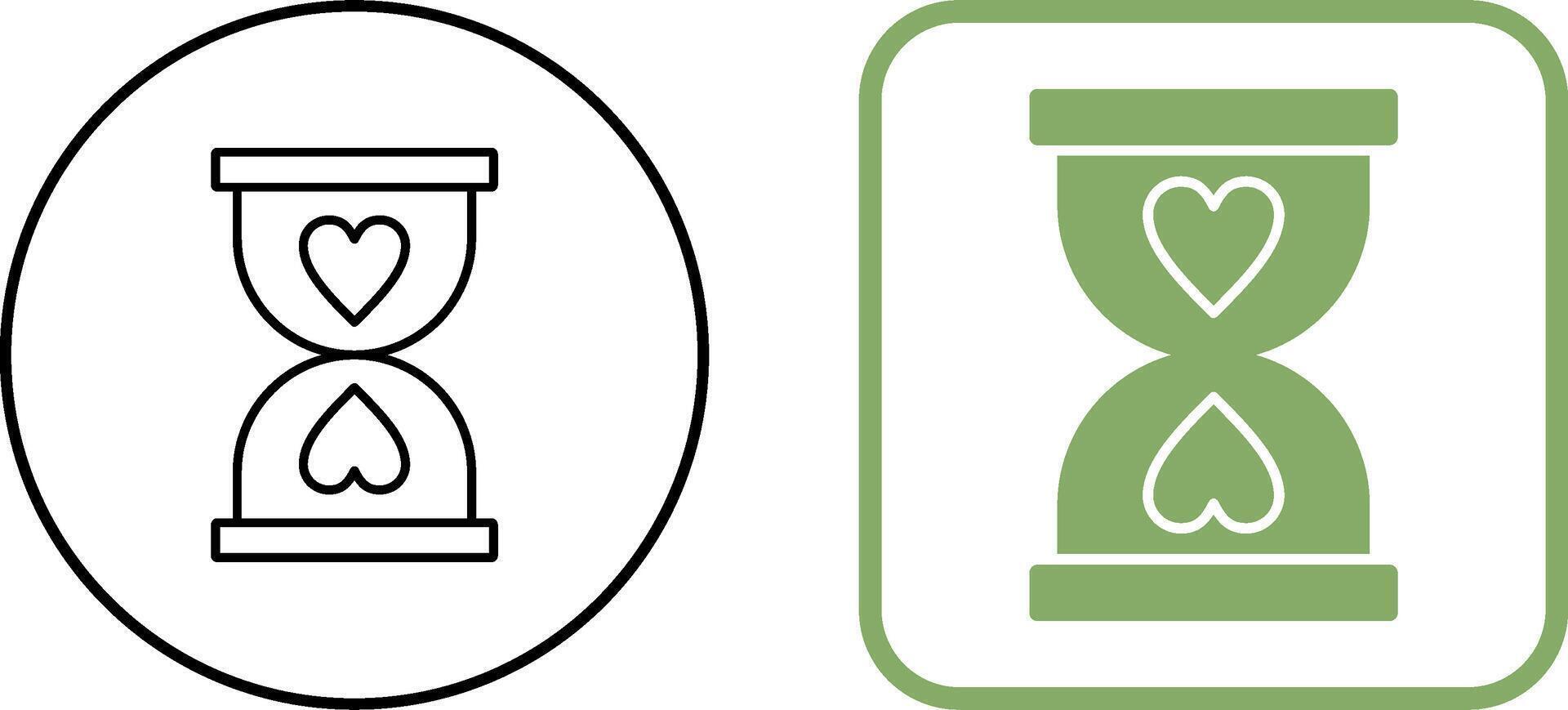 Hourglass Icon Design vector