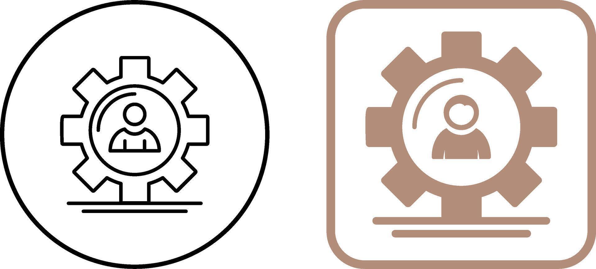Management Icon Design vector