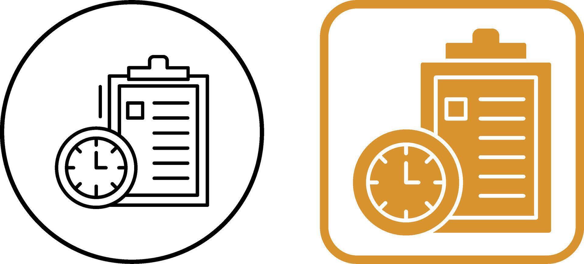 Time Management Icon Design vector