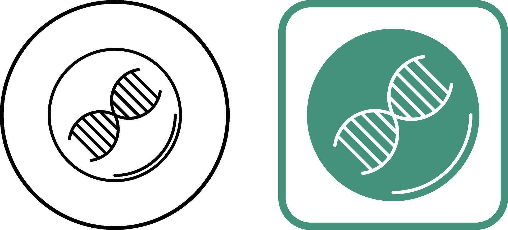 Dna Icon Design vector