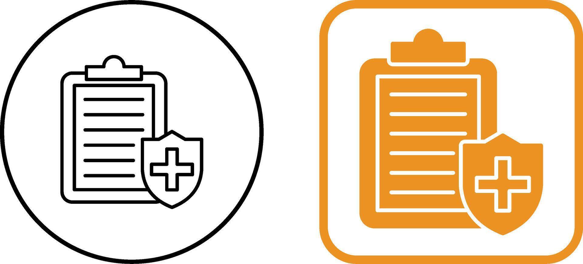 Medical Protection Icon Design vector