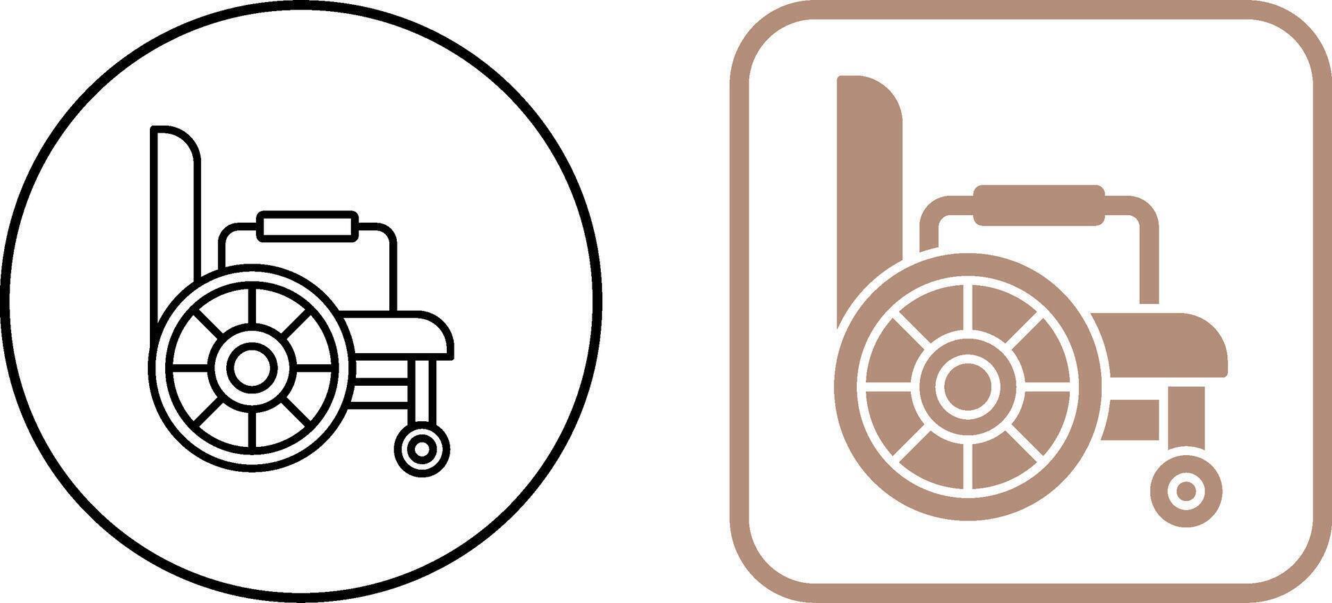 Wheelchair Icon Design vector
