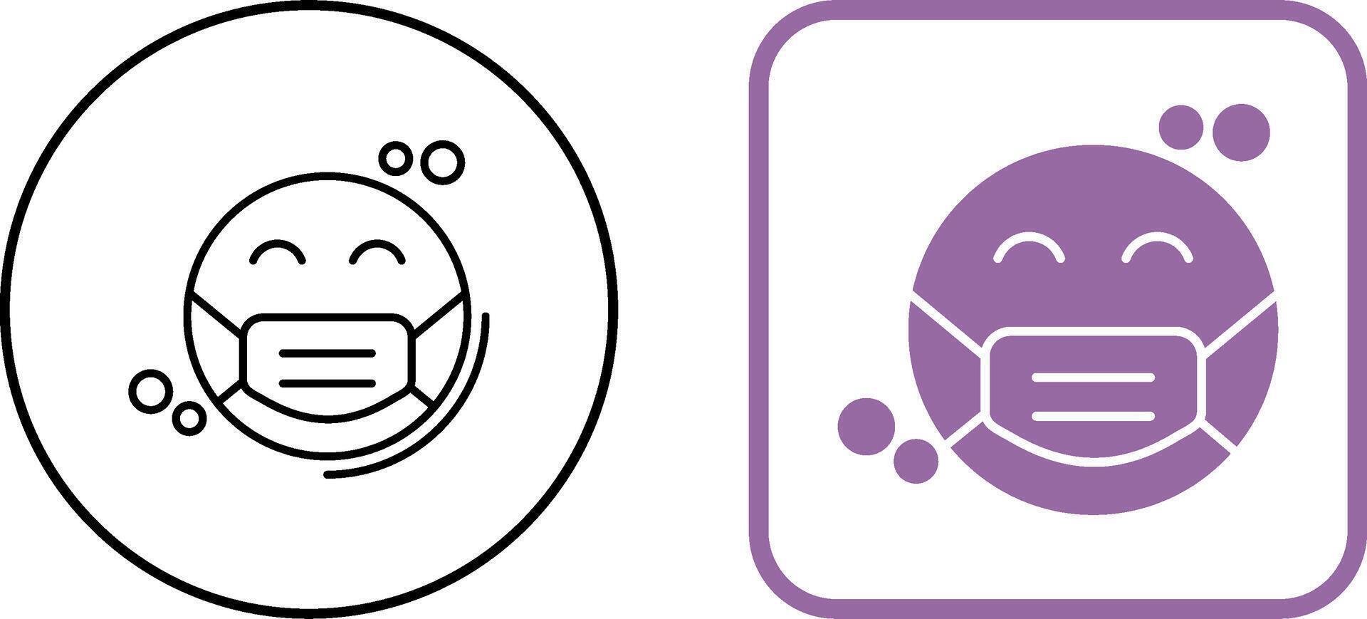 Mask Icon Design vector