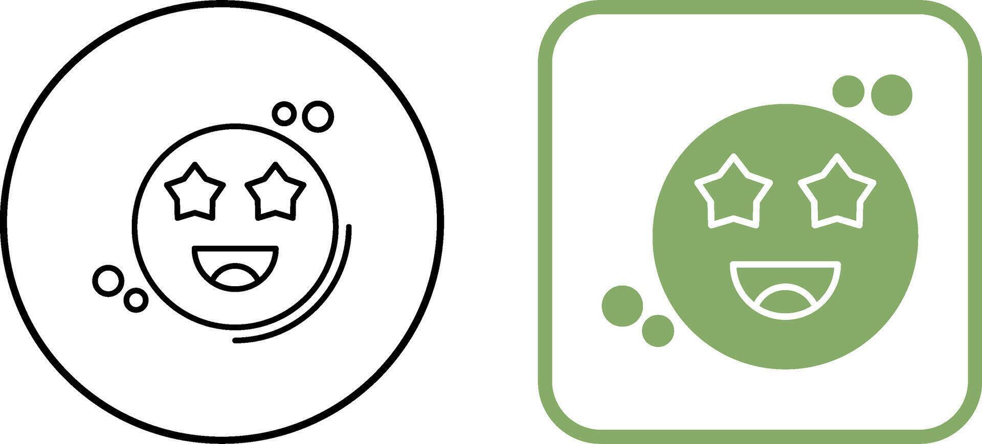 Starstruck Icon Design vector